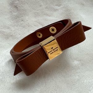 NWOT Kate Spade wrap around leather bracelet